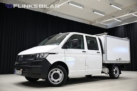 Volkswagen Transporter Chassi Dubbelhytt 4Motion 150HK Dubbelhytt|Kåpa|Inredd|Leasbar|SeUtr!!