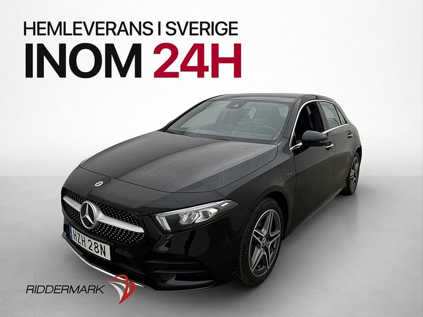 Bild 1 av Mercedes-Benz A 250 e 218hk AMG Wide P-Värmare Kamera Moms