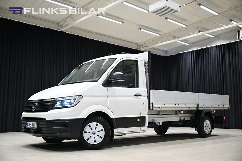 Bild 1 av Volkswagen Crafter Chassi 177HK L4 Automat|Långflak|LED|Drag|Värmare|Lågmil|Moms