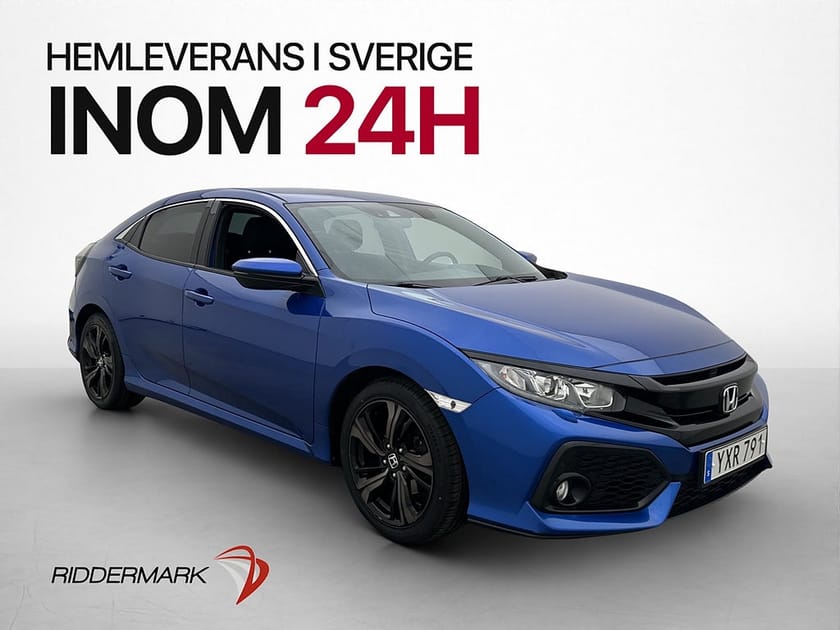 Bild 3 av Honda Civic 126hk Elegance Kamera Navi 6247 Mil! *SE SKICK*