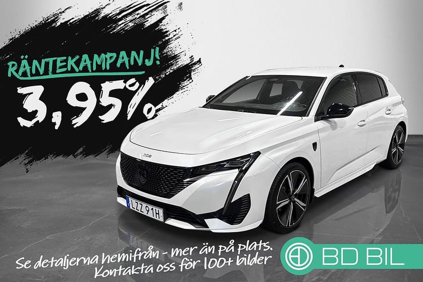 Bild 1 av Peugeot 308 1.2 PureTech GT FOCAL BACKKAMERA KAMPANJ 3,95% RÄNTA