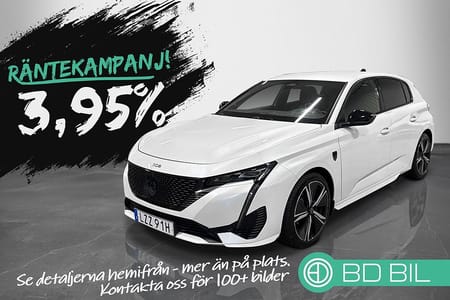 Peugeot 308 1.2 PureTech GT FOCAL BACKKAMERA KAMPANJ 3,95% RÄNTA
