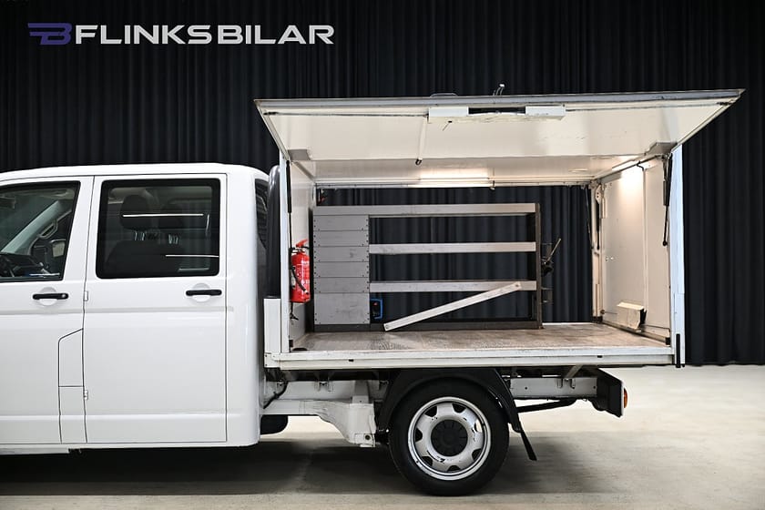 Bild 4 av Volkswagen Transporter Chassi Dubbelhytt 4Motion 150HK Dubbelhytt|Kåpa|Lågmil|EnÄgare|Leasbar