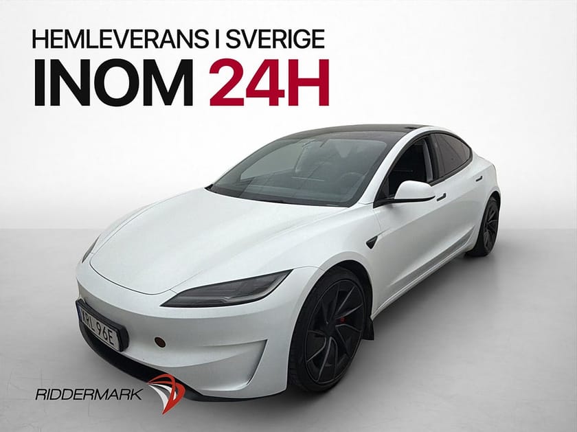 Bild 1 av Tesla Model 3 Performance Autopilot Värmepump MOMS