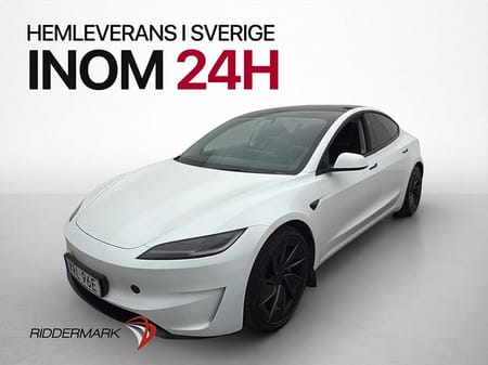 Tesla Model 3 Performance Autopilot Värmepump MOMS