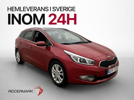 Kia cee'd_sw 1.6 CRDi 128hk Pano Skinn Kamera Drag GPS Rattvärme