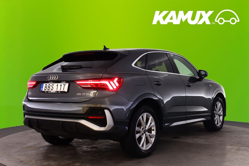Bild 5 av Audi Q3 Sportback 45 TFSI e S-LINE 245 hk GRILL PÅ KÖPET!  B-Kam Läder Keyless Adpt Farth GRILL PÅ KÖPET