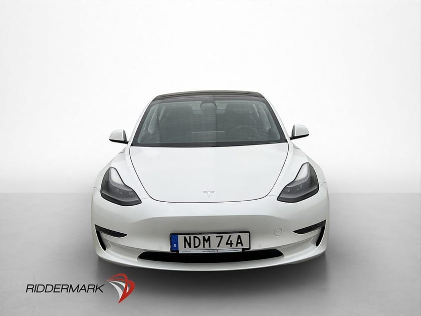 Bild 3 av Tesla Model 3 Long Range AWD Dragkrok Pano Skinn B-Kamera AP
