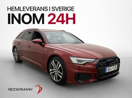 Audi A6 Avant 40 TDI quattro Q S line Drag Värmare Cockpit Kamera Skinn