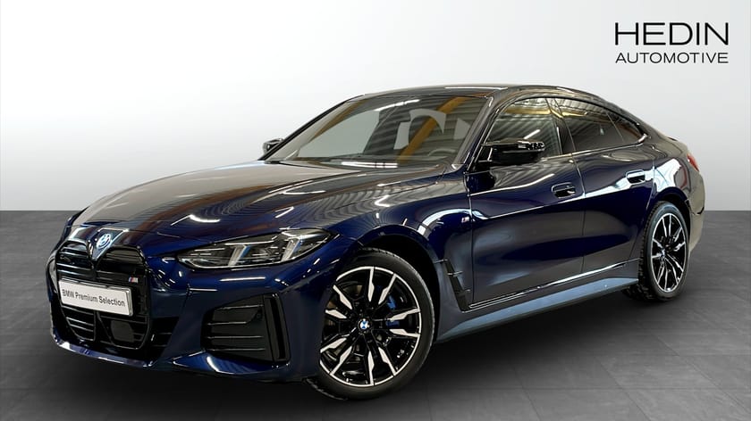 Bild 1 av BMW i4 M60 xDrive Gran Coupé Fully Charged Adpt farthållare Elstolar 19" H/K Drag