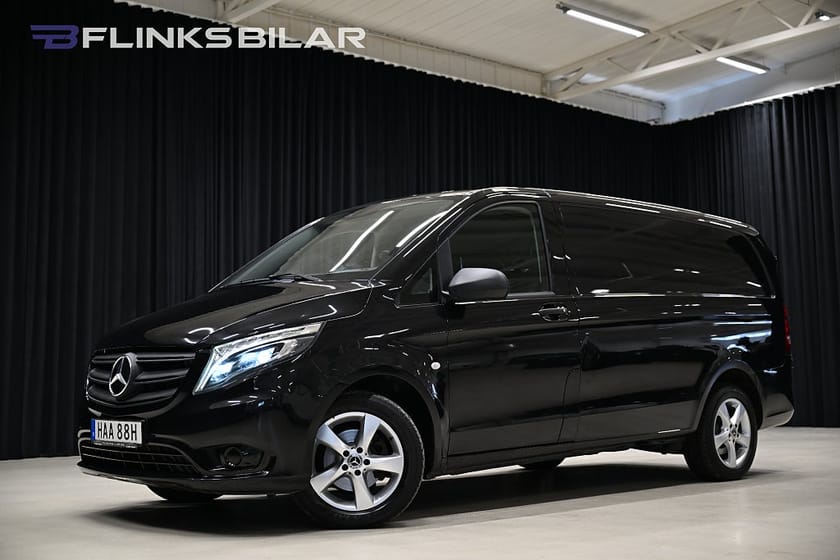 Bild 1 av Mercedes-Benz Vito 116 CDI 2.8t 9G 163HK Lång|LED|Drag|Värmare|Enägare|Leasbar