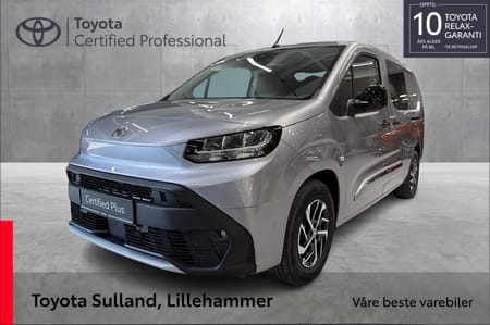 Toyota ProAce City Electric COMFORT PLUS, ACC,PDC, HENGERFESTE, CARPLAY++