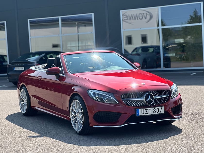 Bild 4 av Mercedes-Benz C 250 Cabriolet 9G-Tronic AMG Burmester B-Kamera Navi