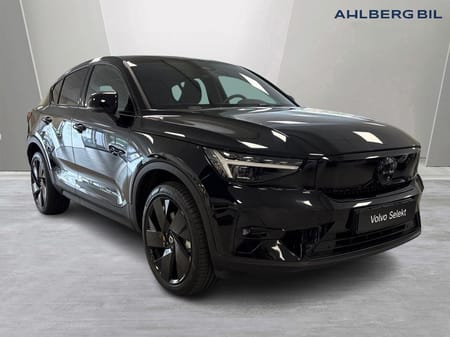 Volvo EC40 Twin Motor Performance M Ultra Black Edt ⚪️ Dragkrok halvautomatisk, 360 Kamera, Pixel Tech, Google Maps, Apple Carplay