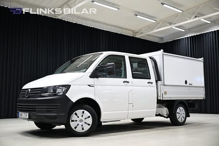 Volkswagen Transporter Chassi Dubbelhytt DSG 150HK Dubbelhytt|5-Sits|Kåpa|Drag|Värmare|Leasbar