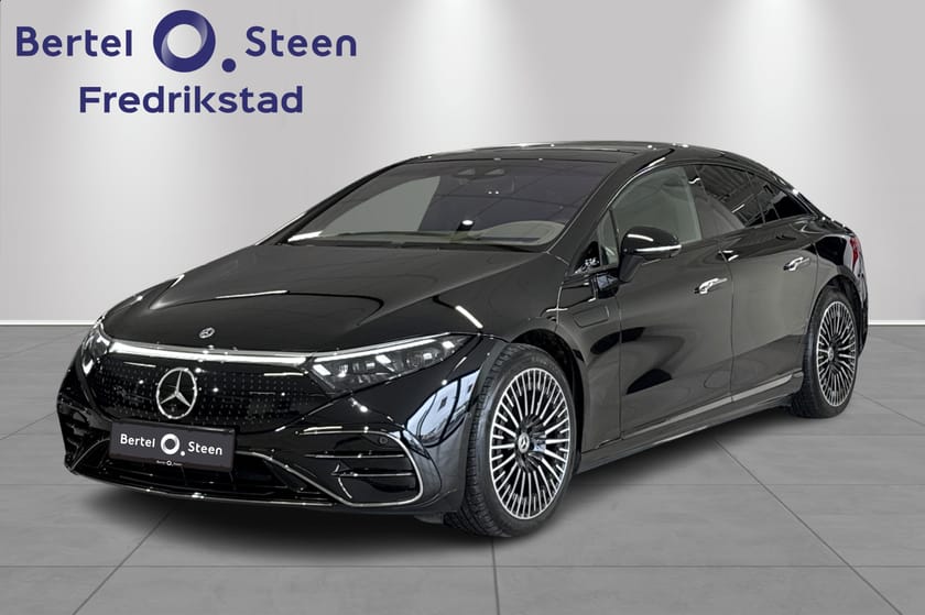Bilde 1 av Mercedes-Benz EQS 580 4MATIC Hyperscreen, 10g bakakselstyring, Pano