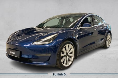Tesla Model 3 Long Range AWD LongRange I Hengerfeste I 19" hjul I SortSkinn