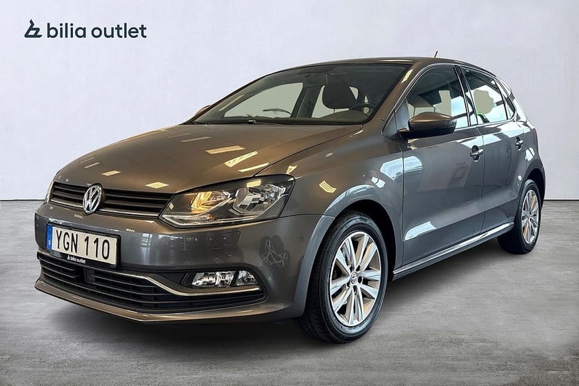 Bild 1 av Volkswagen Polo 5-dörrar 1.2 Base 90hk / Bluetooth Lågmilad 2 Brukare