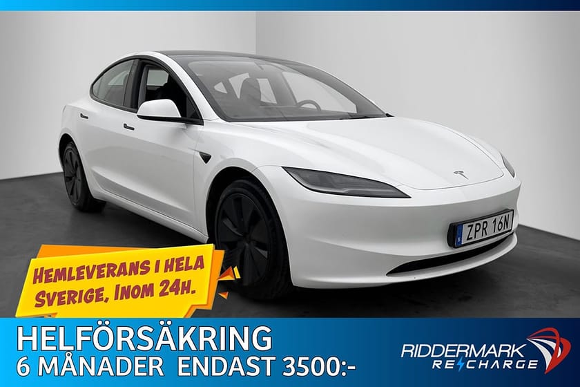 Bild 1 av Tesla Model 3 Standard Range Autopilot Svensksåld MOMS