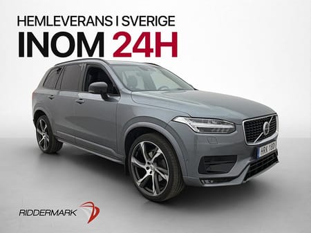 Volvo XC90 B5 AWD R-Design 7-sits Pano B&W 360° D-Värm Drag