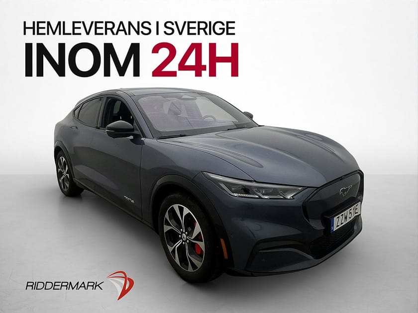 Bild 1 av Ford Mustang Mach-E Standard Range AWD 360° B&O Navi Skinn