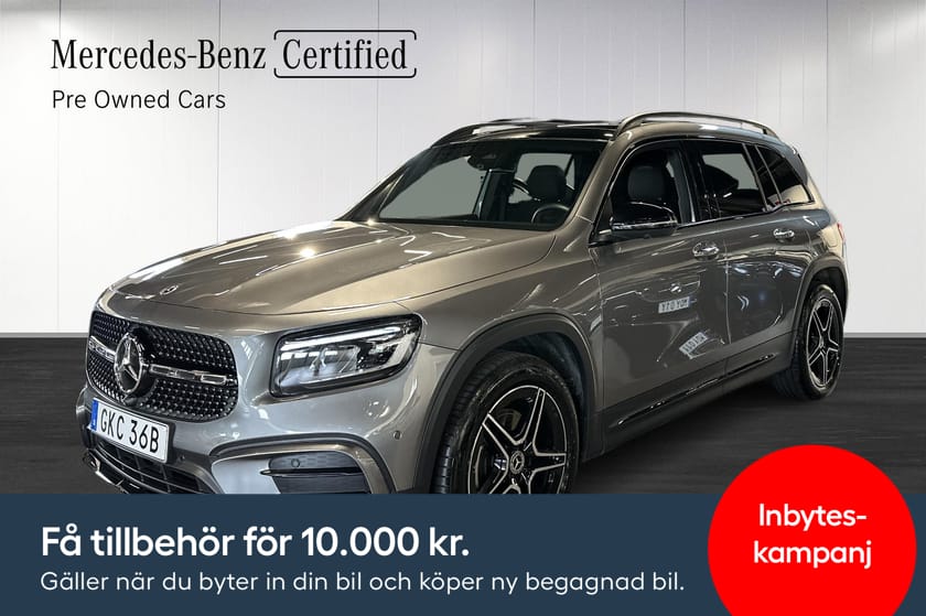 Bild 1 av Mercedes-Benz GLB 200 AMG Panorama Dragkrok 7-sits Värmare Moms