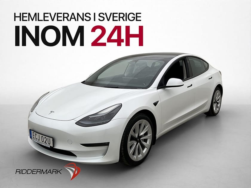 Bild 4 av Tesla Model 3 Long Range AWD 440hk Pano Navi Kamera Skinn