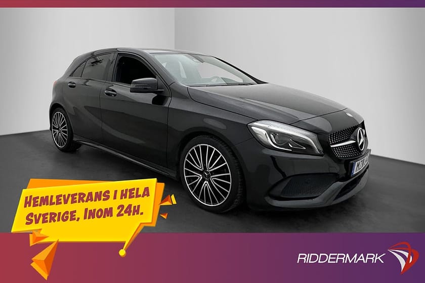 Bild 1 av Mercedes-Benz A 180 AMG Night Navi Sensorer Halvskinn