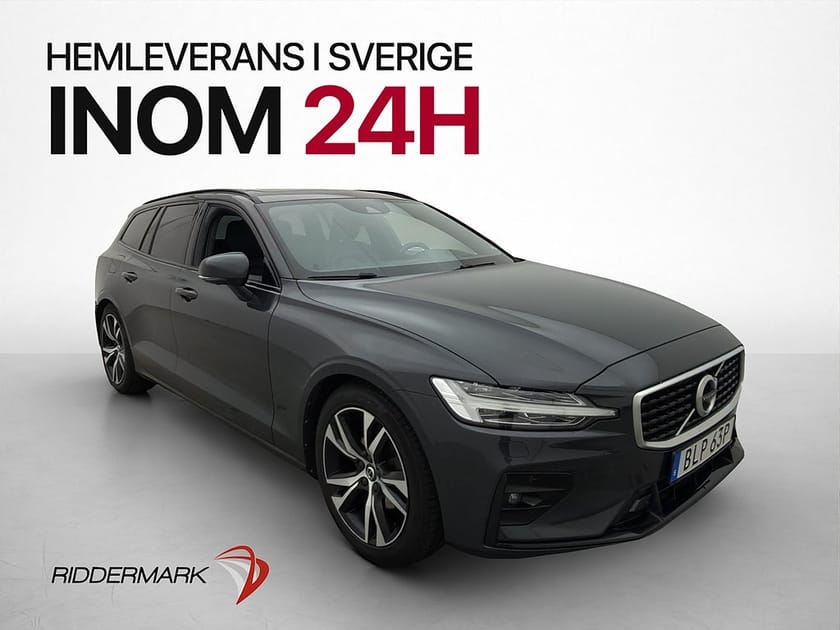 Bild 1 av Volvo V60 D4 190hk R-Design VOC Pano H/K HUD 360° Dragkrok
