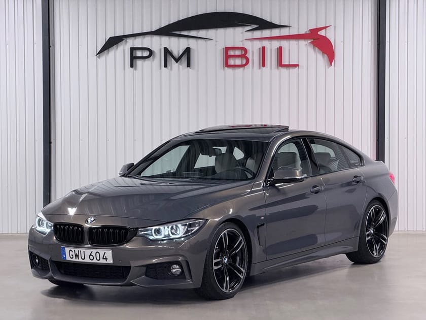 Bild 1 av BMW 430i xDrive Gran Coupé M-Sport Individual Sportavgas Soltak