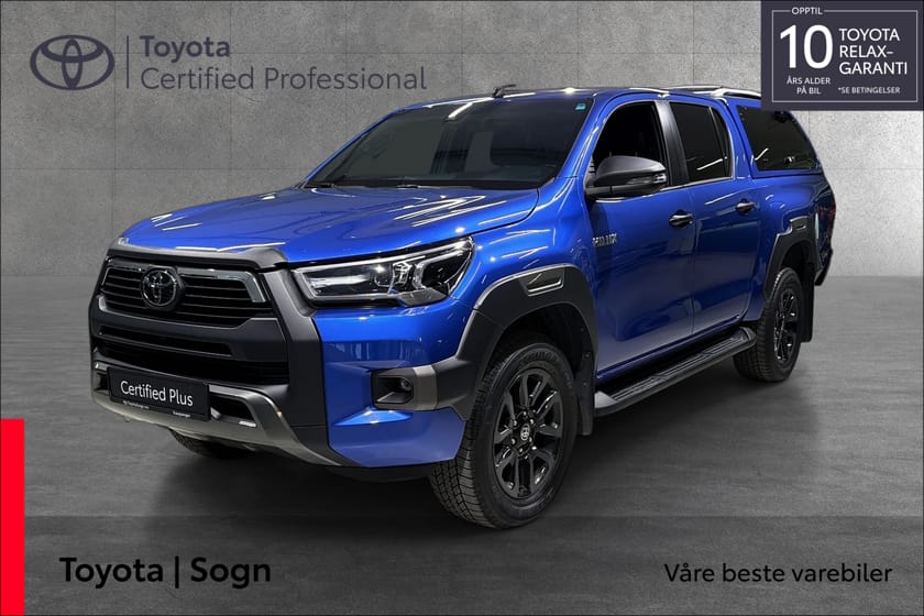 Bilde 1 av Toyota Hilux Dobbelcab 2.8 4WD SR+ Invinsible X, 2.8 l, 204 hk, 3 500 kg,