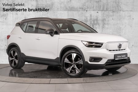 Volvo XC40 Recharge P8 AWD 408 hk. AWD/Krok/Aktive lys/Skinnseter/414km