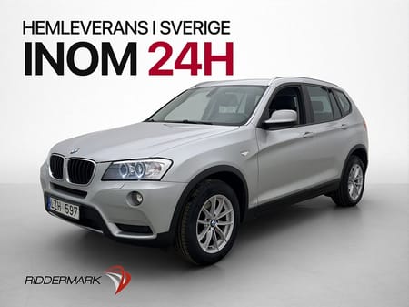 BMW X3 xDrive20d xDrive 20d 184hk Sensorer Skinn SV-Såld 0.56 l/mil