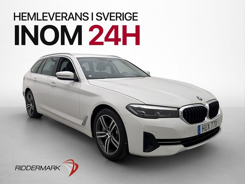 Bild 3 av BMW 530e Touring 292hk Kamera Navi HiFi Läder Cockpit Drag