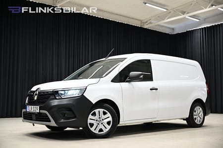 Renault Kangoo Skåpbil Maxi 95HK Automat|Drag|Värmare|LED|Inredd|Dubbelgolv