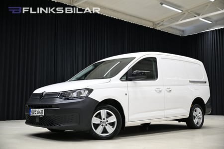 Volkswagen Caddy Cargo Maxi DSG 122HK Drag|Värmare|Dubbeldörr|Backkamera|Lågmil