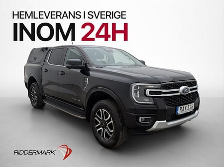 Ford Ranger Dubbelhytt Limited 2.0 e-4WD Värm Drag 360° CARPLAY Moms