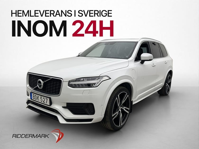 Bild 3 av Volvo XC90 7-seater T8 AWD R Design Pano B&W Luft Head Up 360° Drag