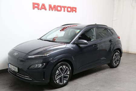 Hyundai Kona Electric 64 kWh Essential 204hk Drag 1ägare Giltig Nybilsgaranti