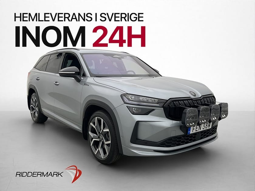 Bild 3 av Škoda Kodiaq 7-Seater Skoda 4x4 193hk Sportline 7Sits Pano Canton Värm 360°