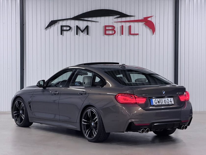 Bild 4 av BMW 430i xDrive Gran Coupé M-Sport Individual Sportavgas Soltak
