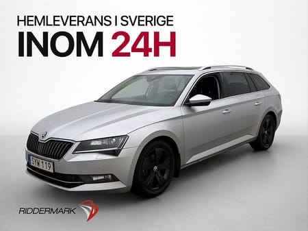 Škoda Superb Kombi Skoda 190hk 4x4 L&K Värm Pano Canton Kamera Navi Drag