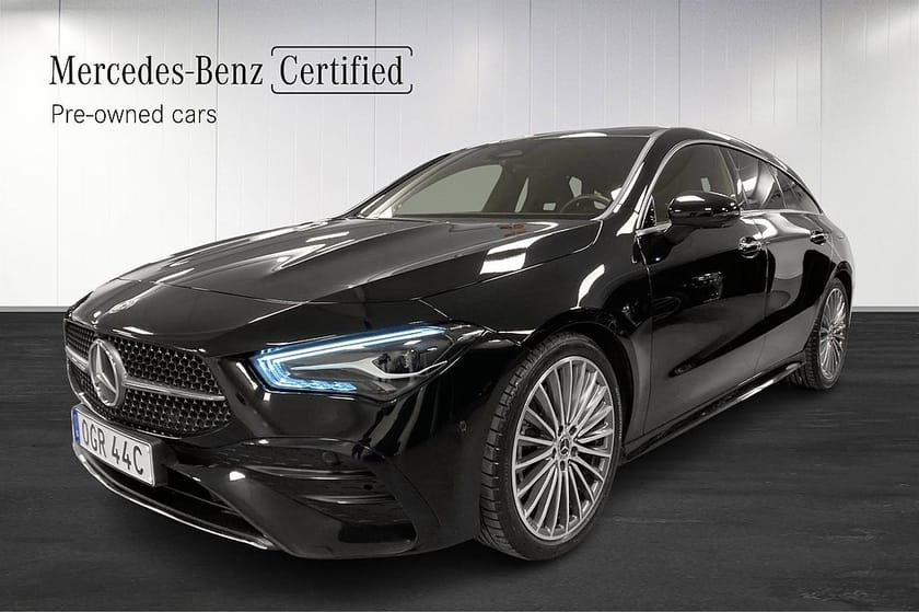 Bild 1 av Mercedes-Benz CLA 200 Shooting Brake AMG Premium 360 kamera Drag Pano