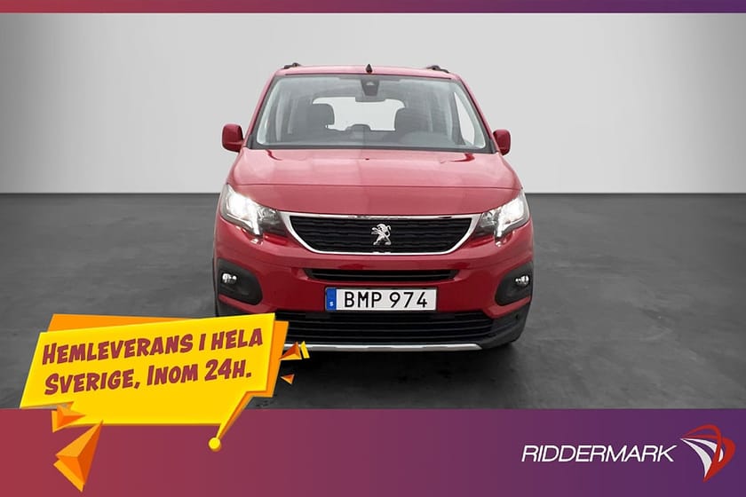 Bild 5 av Peugeot Rifter 1.2 e-THP M/K-Värmare PDC Dragkrok CARPLAY