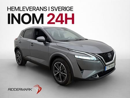 Nissan Qashqai 1.3 DIG-T Tekna Pano 360° Halvskinn CarPlay
