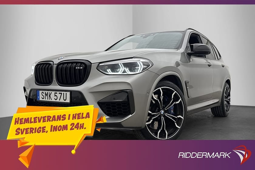 Bild 1 av BMW X3 M Competition 510hk Kolfiber H/K HUD 360° Ventilation
