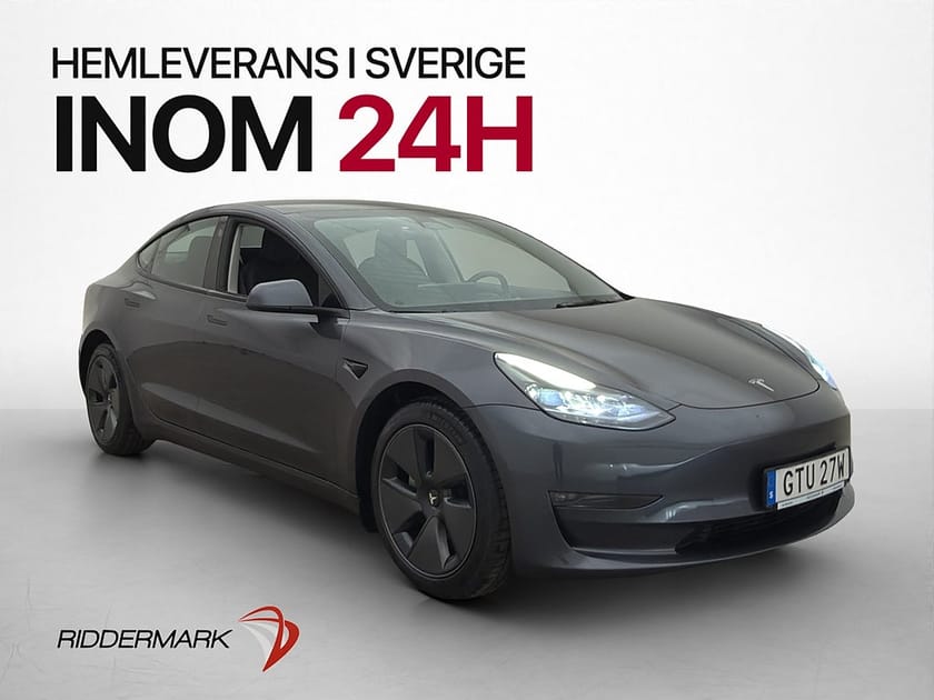 Bild 1 av Tesla Model 3 Long Range AWD Autopilot Svensksåld Panorama