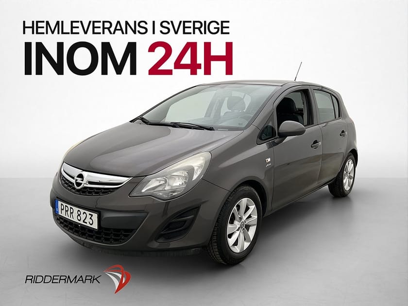 Bild 1 av Opel Corsa 1.4 100hk Enjoy Farthållare AC Rattvärme Sv-Såld