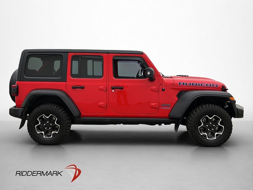Bild 4 av Jeep Wrangler Unlimited 4xe Rubicon Diff Drag Skinn Kamera