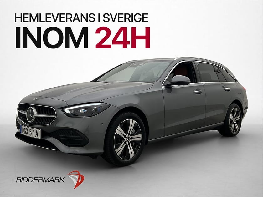 Bild 3 av Mercedes-Benz C 300 T de 4MATIC 4M 360° HuD Massage Skinn Drag Navi